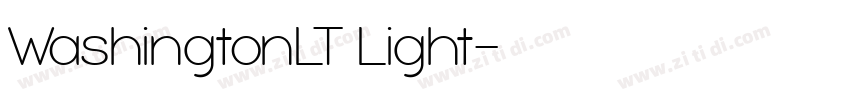 WashingtonLT Light字体转换